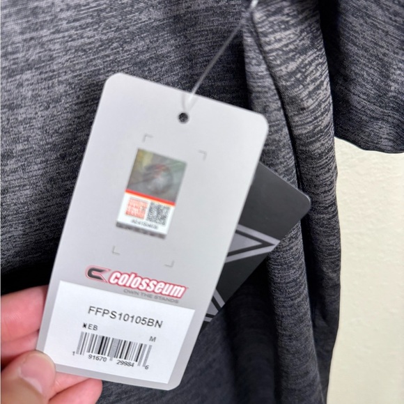 Colosseum Nebraska Cornhusker Polo Men's Size M Grey Lightweight Quick Dry - Picture 9 of 9